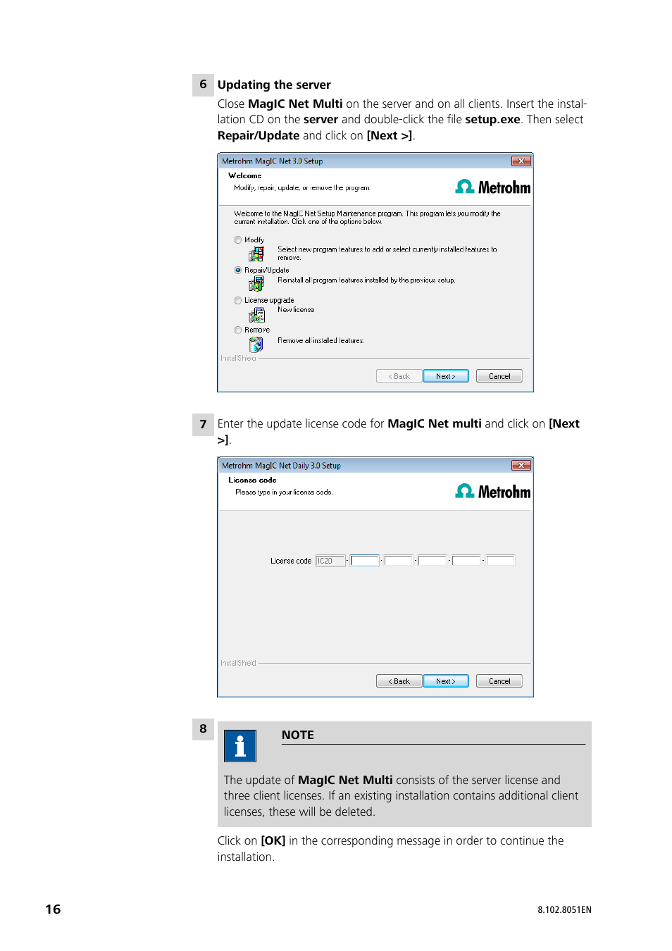 Metrohm MagIC Net 3.0 User Manual | Page 16 / 20