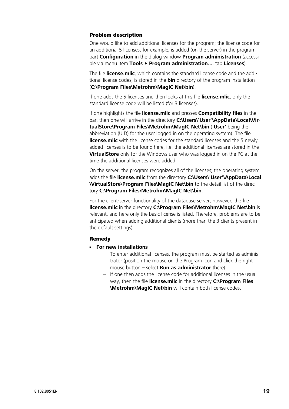 Metrohm MagIC Net 3.0 User Manual | Page 19 / 20