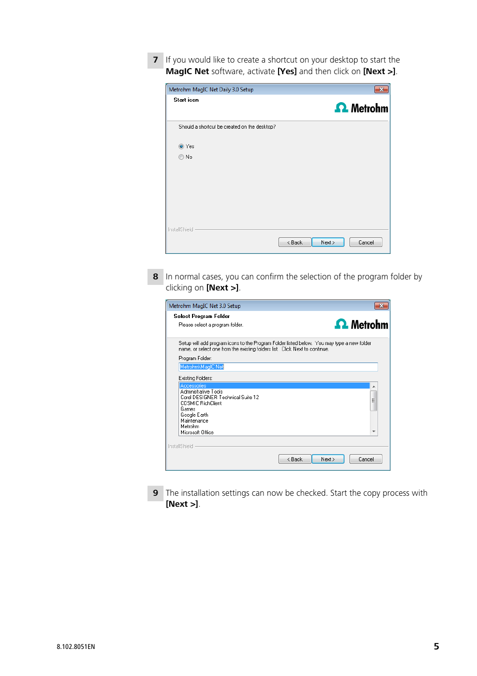 Metrohm MagIC Net 3.0 User Manual | Page 5 / 20