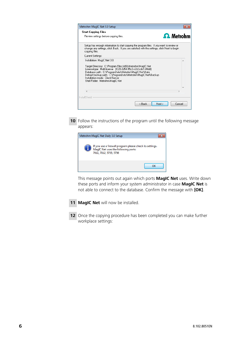 Metrohm MagIC Net 3.0 User Manual | Page 6 / 20