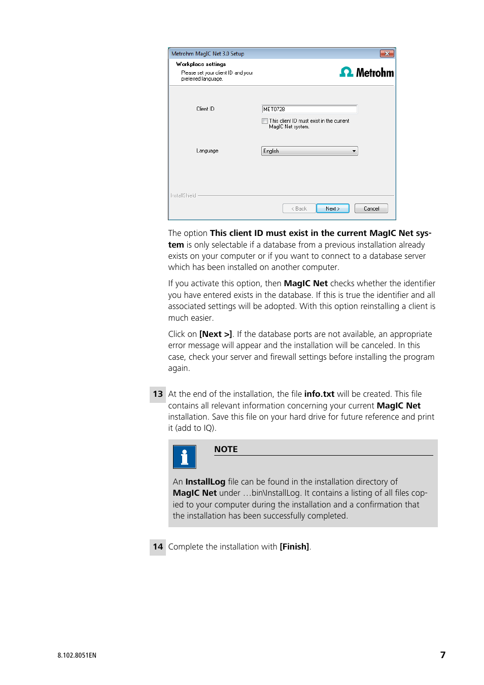 Metrohm MagIC Net 3.0 User Manual | Page 7 / 20
