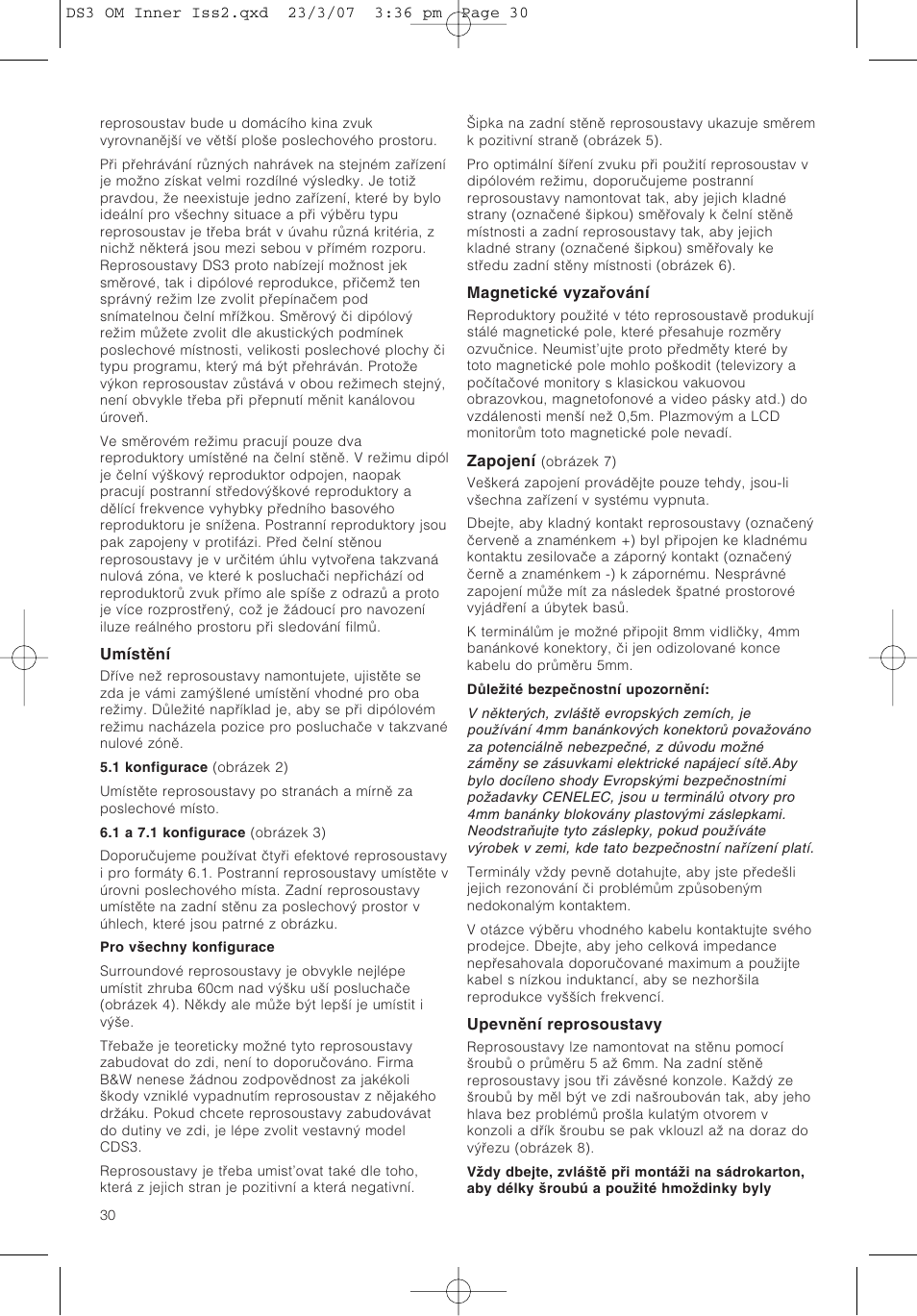 Bowers & Wilkins DS3 User Manual | Page 33 / 48