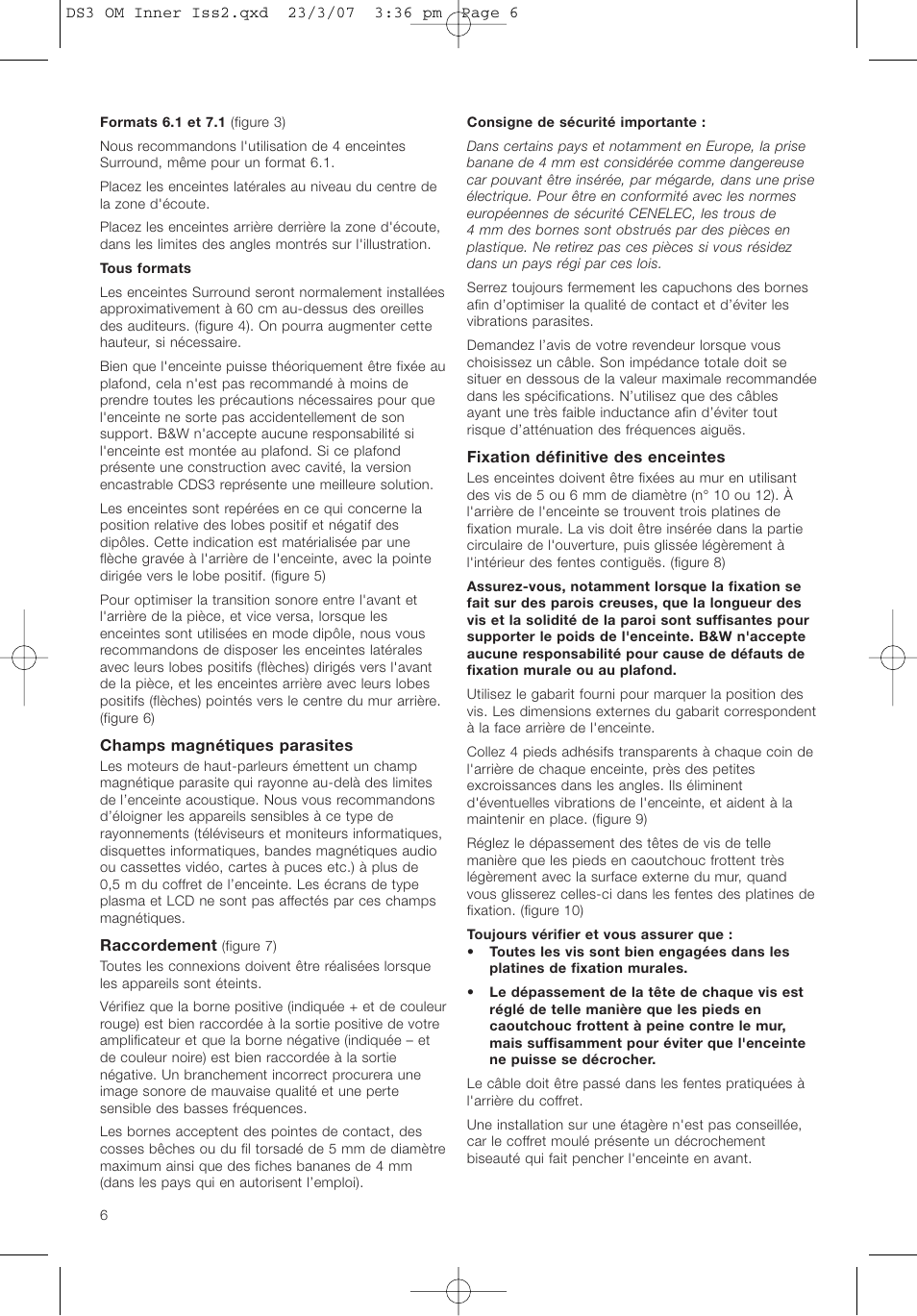 Bowers & Wilkins DS3 User Manual | Page 9 / 48
