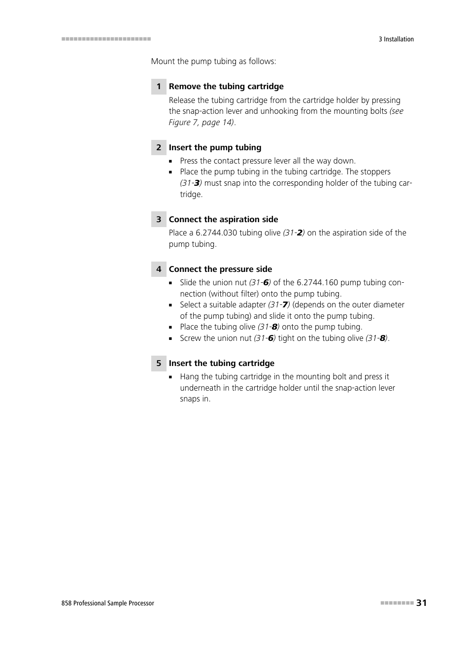 Metrohm 858 Professional Sample Processor User Manual | Page 39 / 105