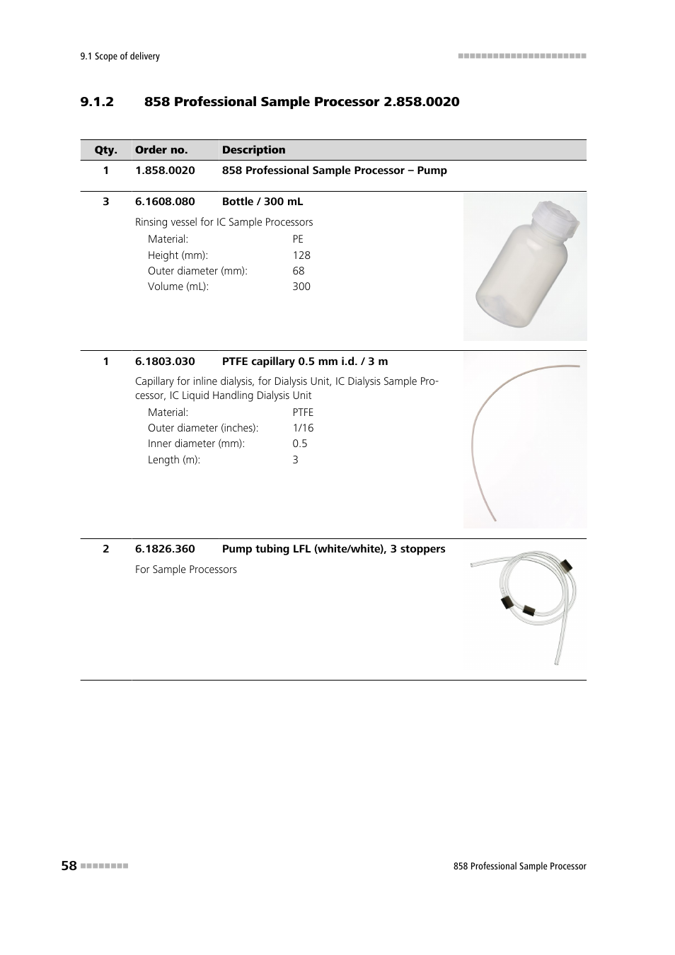 2 858 professional sample processor 2.858.0020, 858 professional sample processor 2.858.0020 | Metrohm 858 Professional Sample Processor User Manual | Page 66 / 105