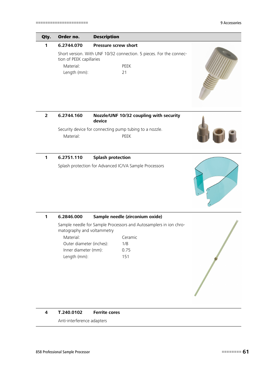 Metrohm 858 Professional Sample Processor User Manual | Page 69 / 105