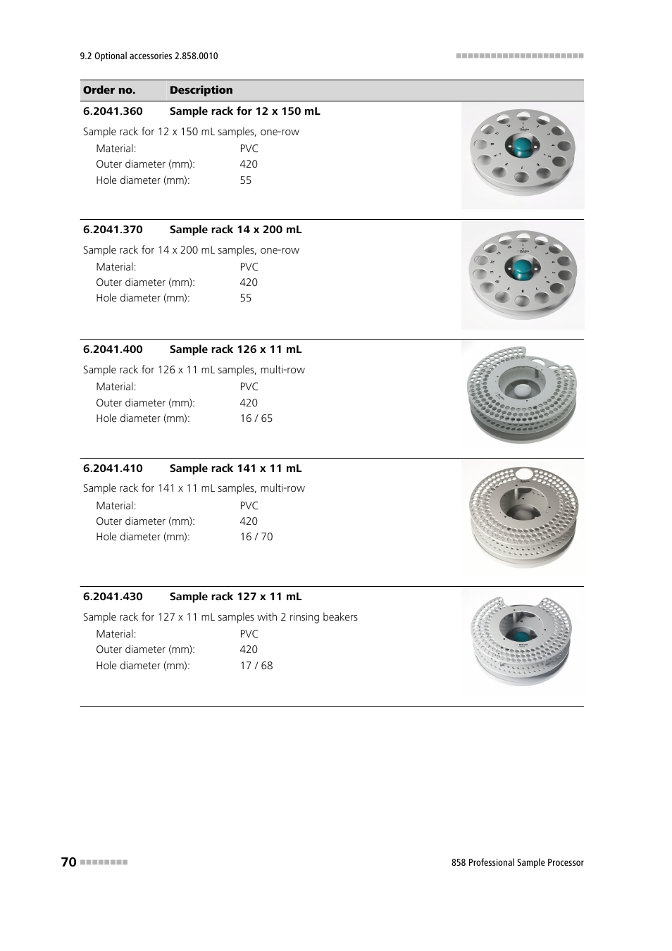 Metrohm 858 Professional Sample Processor User Manual | Page 78 / 105