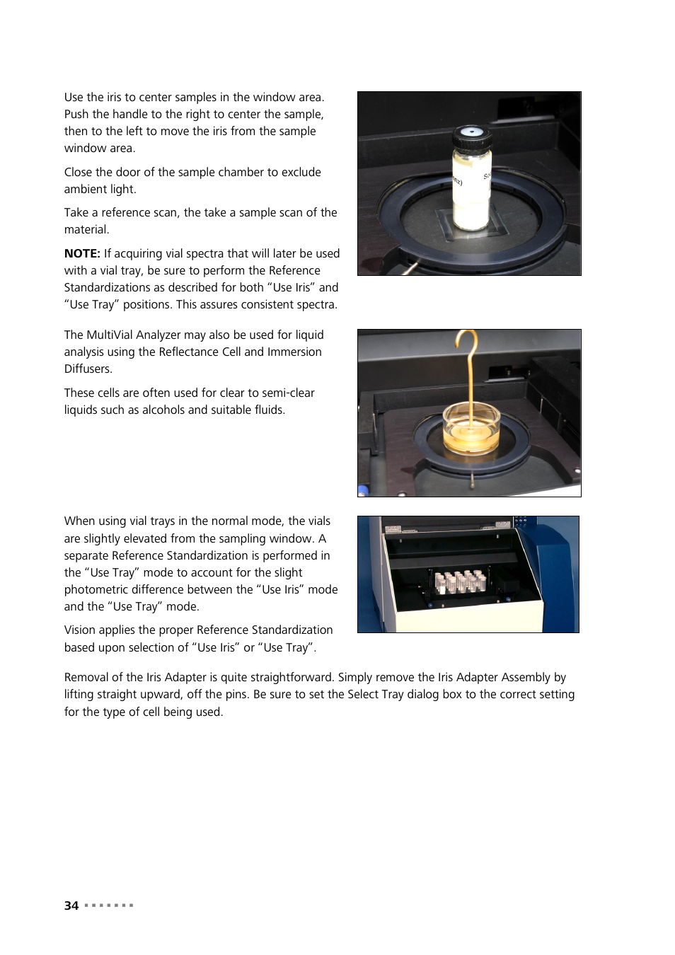 Metrohm NIRS XDS MultiVial Analyzer User Manual | Page 36 / 117