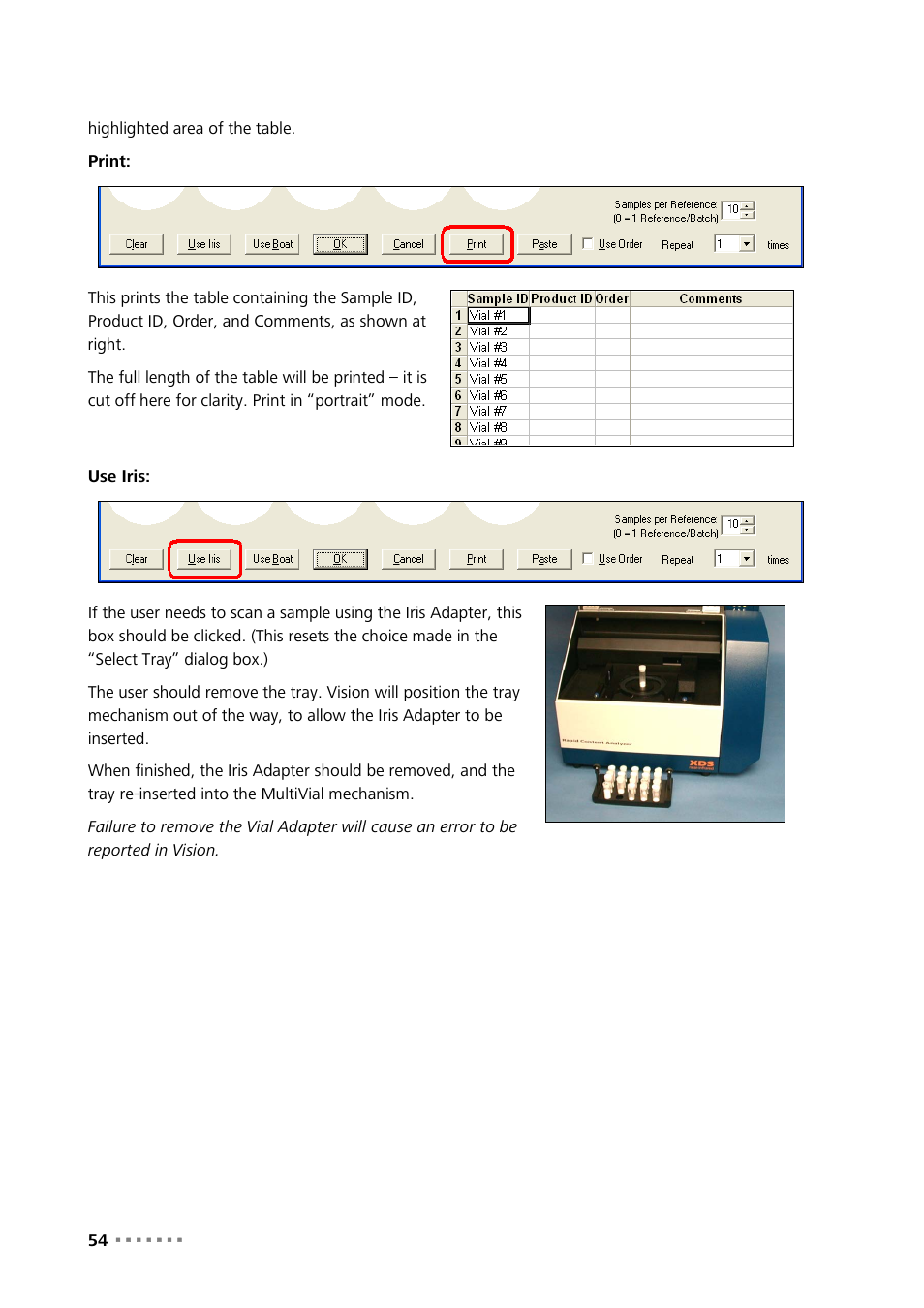 Metrohm NIRS XDS MultiVial Analyzer User Manual | Page 56 / 117