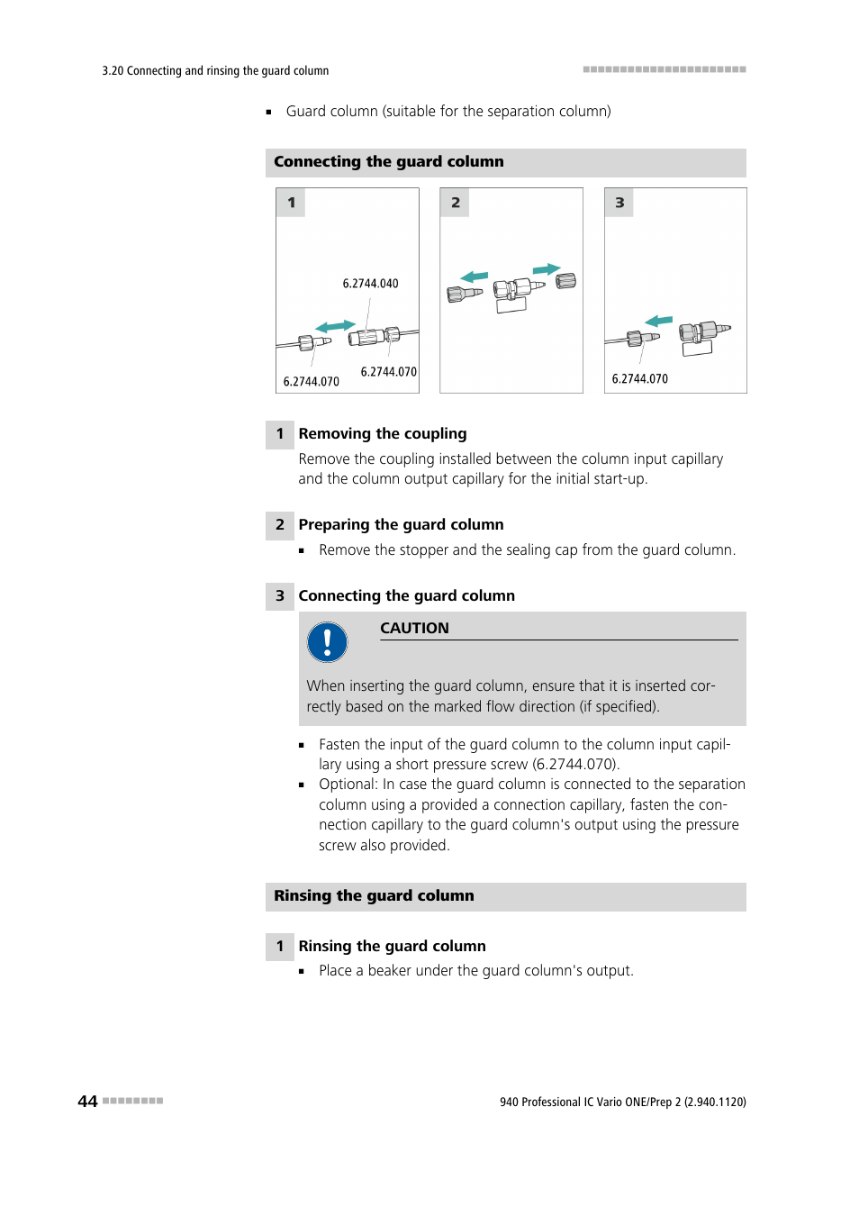 Metrohm 940 Professional IC Vario ONE/Proep 2 User Manual | Page 52 / 103