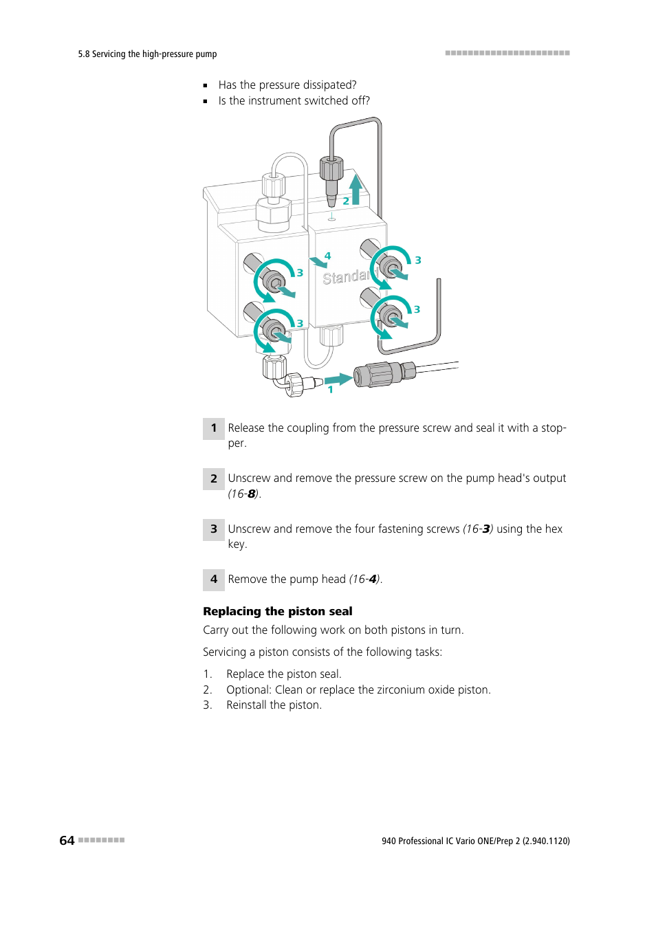 Metrohm 940 Professional IC Vario ONE/Proep 2 User Manual | Page 72 / 103