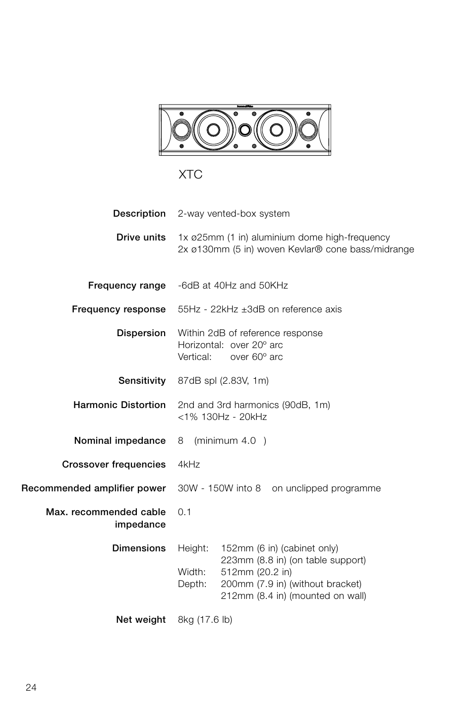 Bowers & Wilkins Speaker User Manual | Page 26 / 27