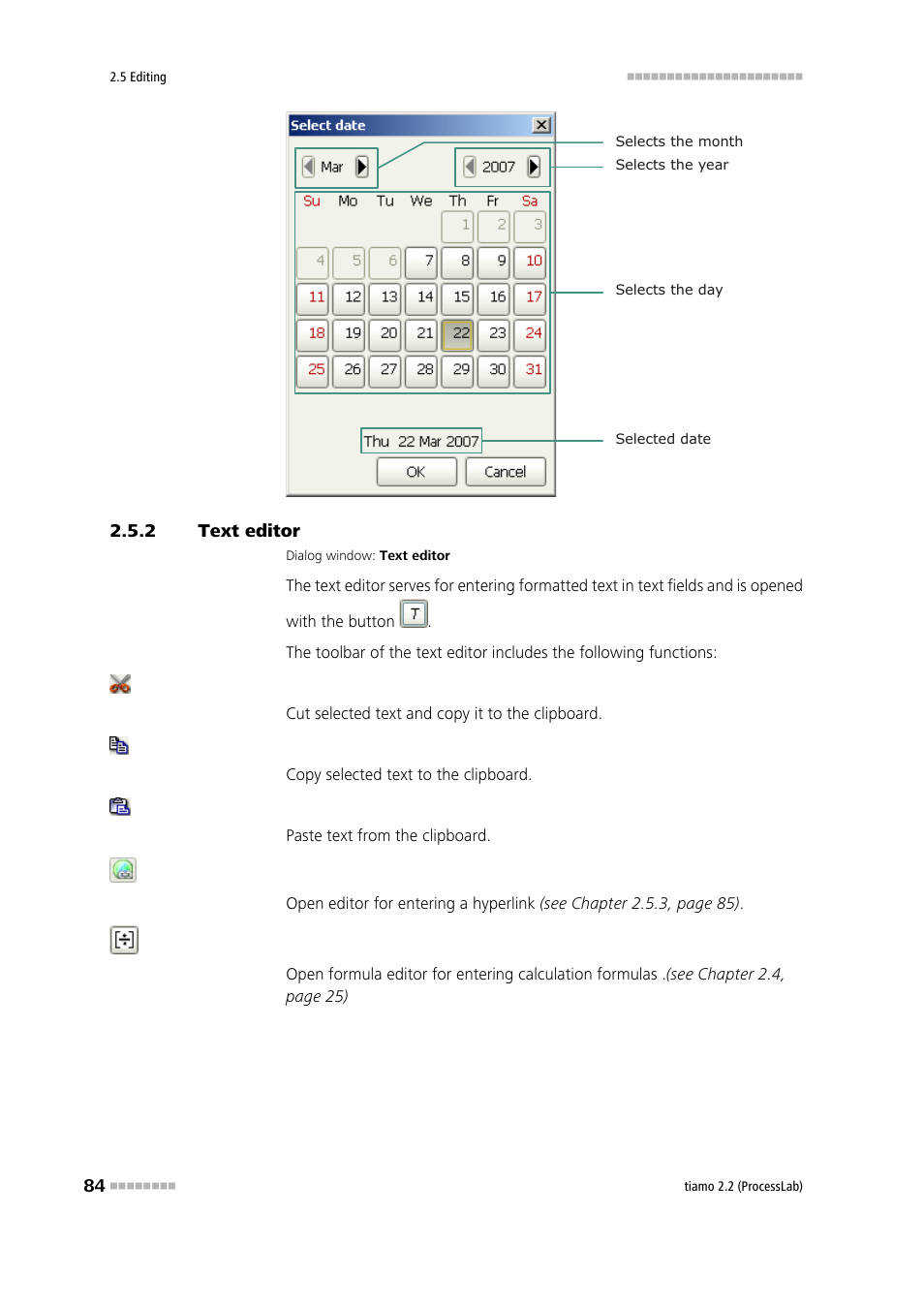 2 text editor, Text editor | Metrohm tiamo 2.2 (ProcessLab) User Manual | Page 100 / 1644