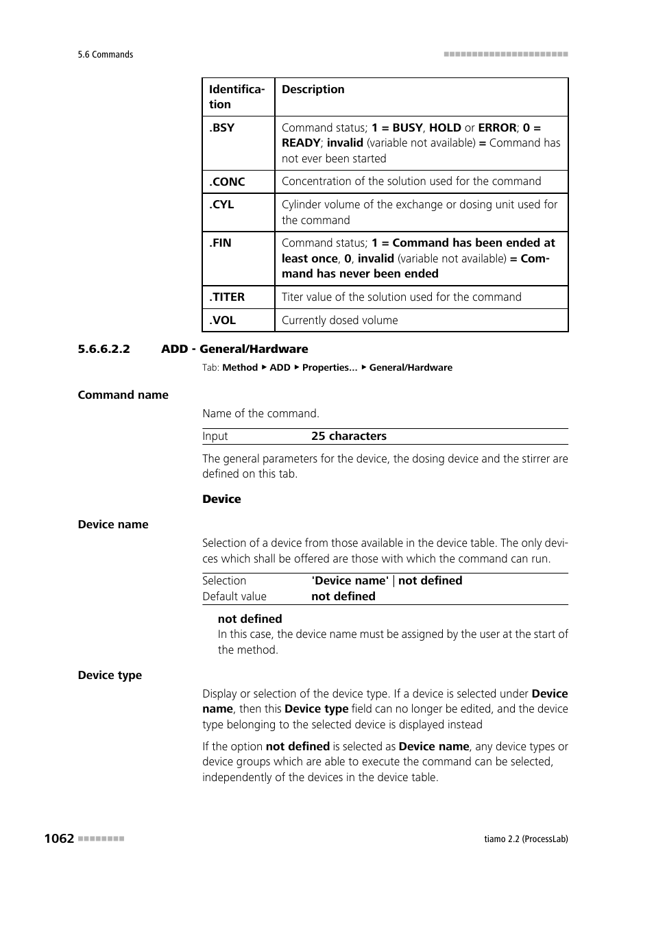 2 add - general/hardware | Metrohm tiamo 2.2 (ProcessLab) User Manual | Page 1078 / 1644