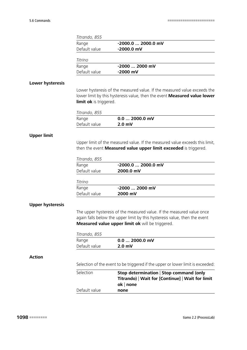 Metrohm tiamo 2.2 (ProcessLab) User Manual | Page 1114 / 1644