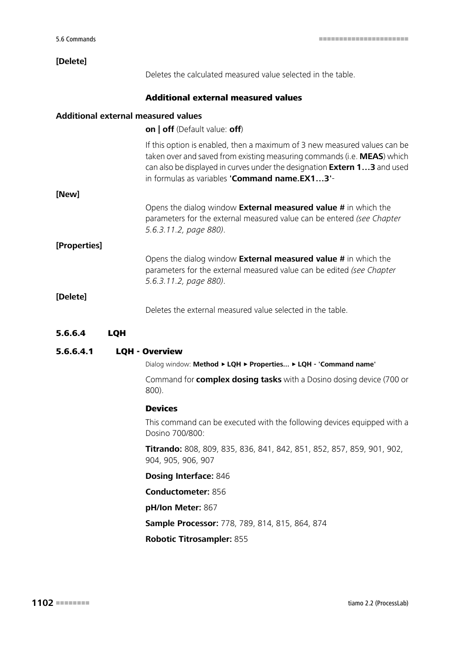 4 lqh, 1 lqh - overview | Metrohm tiamo 2.2 (ProcessLab) User Manual | Page 1118 / 1644