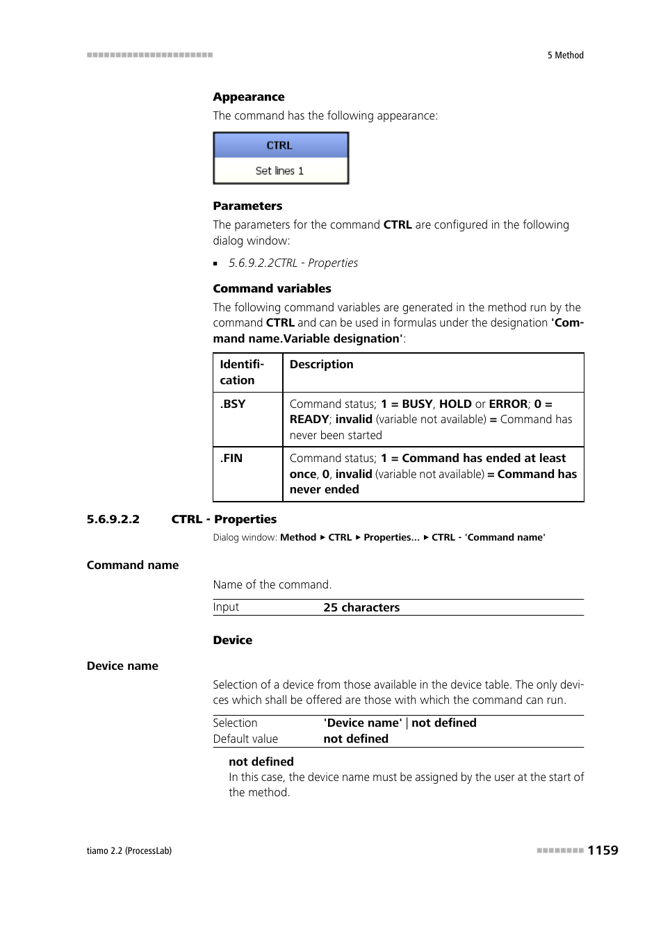 2 ctrl - properties | Metrohm tiamo 2.2 (ProcessLab) User Manual | Page 1175 / 1644