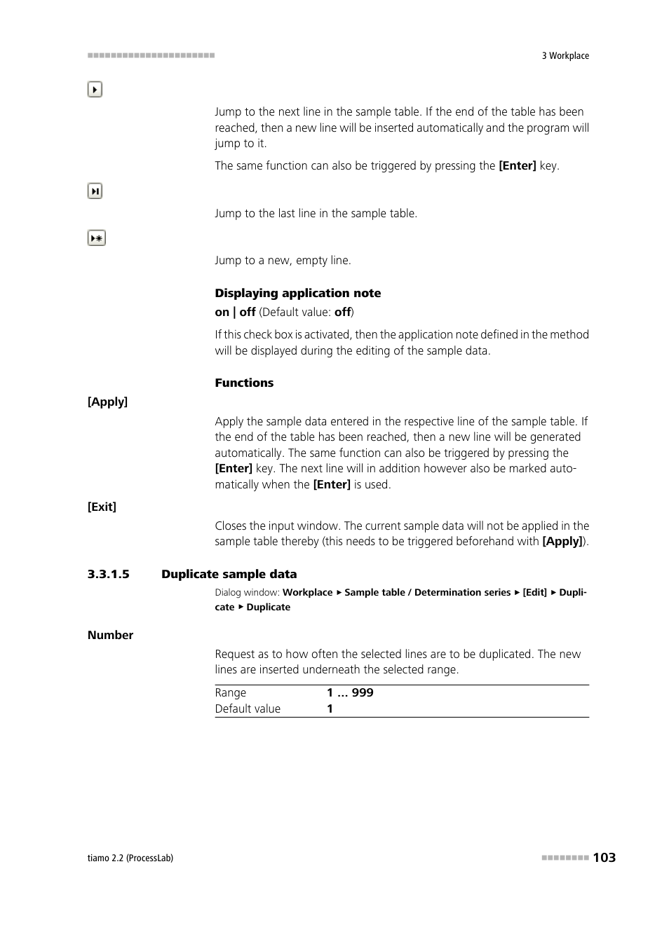 5 duplicate sample data | Metrohm tiamo 2.2 (ProcessLab) User Manual | Page 119 / 1644