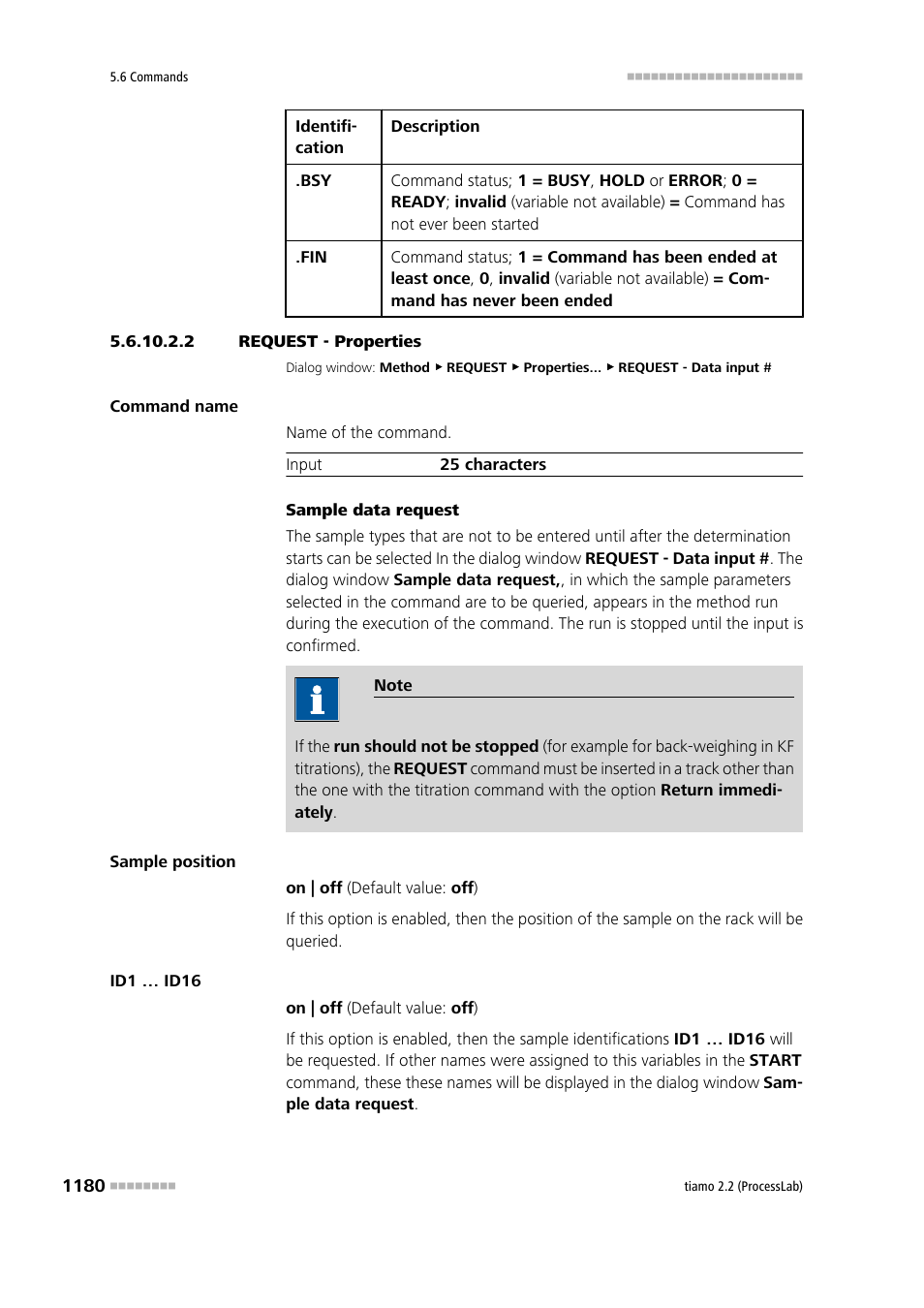 2 request - properties, Request | Metrohm tiamo 2.2 (ProcessLab) User Manual | Page 1196 / 1644