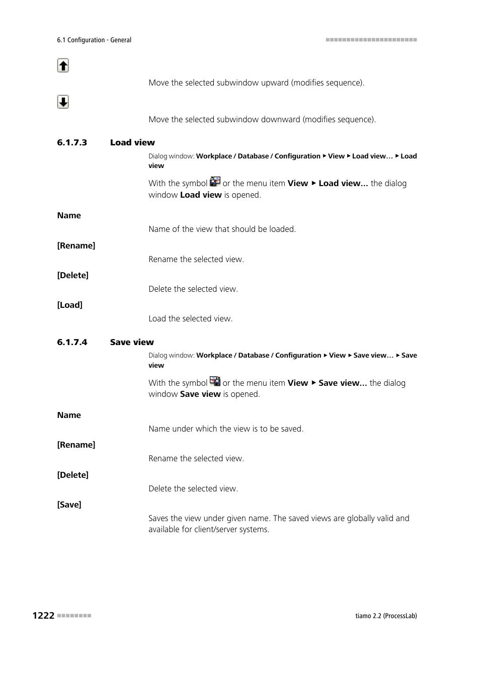 3 load view, 4 save view | Metrohm tiamo 2.2 (ProcessLab) User Manual | Page 1238 / 1644