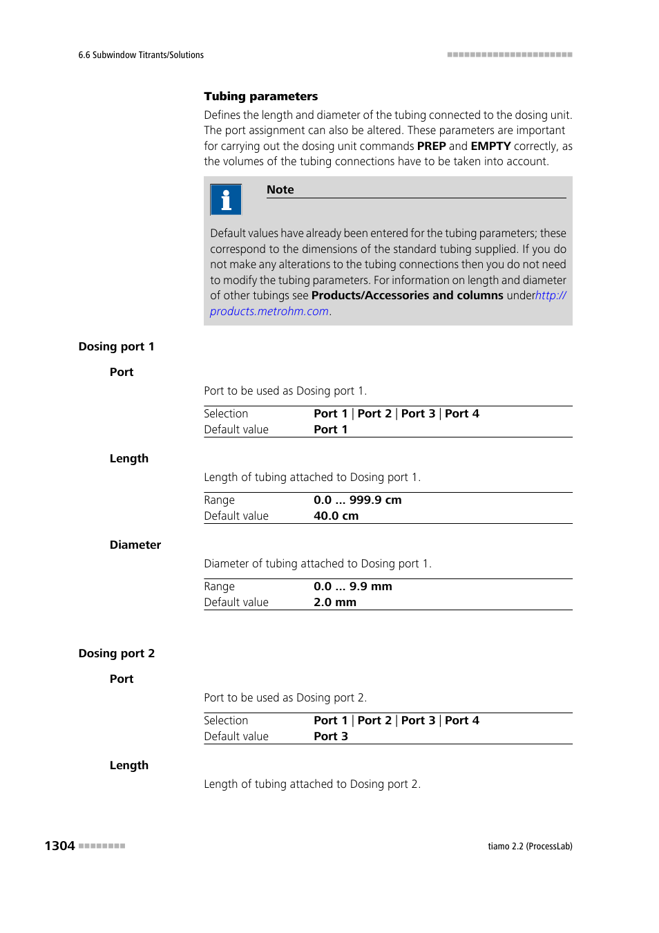 Metrohm tiamo 2.2 (ProcessLab) User Manual | Page 1320 / 1644