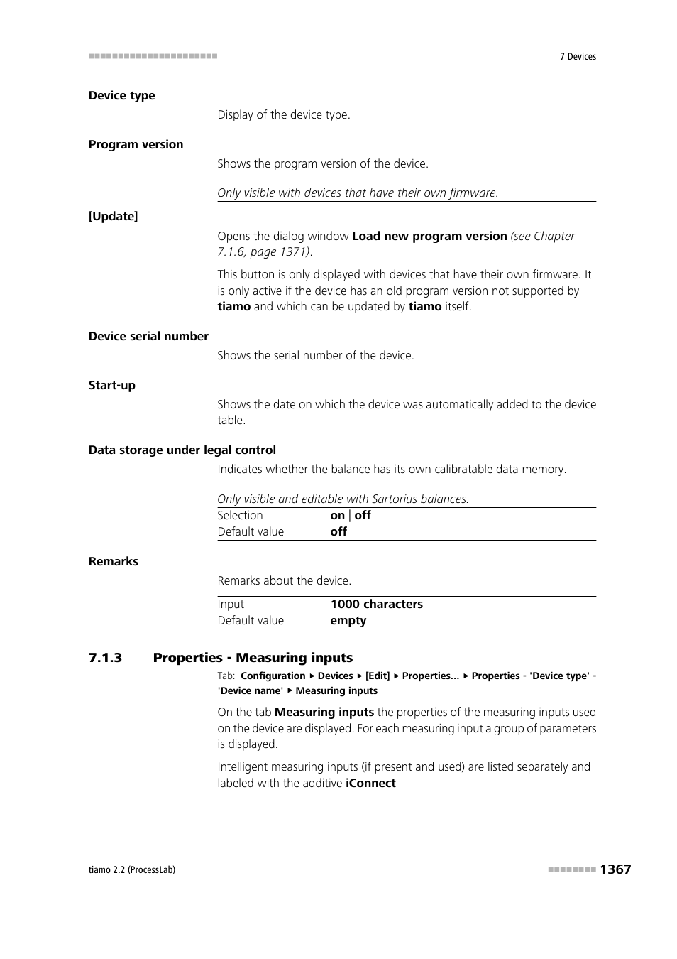 3 properties - measuring inputs, Properties - measuring inputs 7, Properties - measuring inputs 8 | Properties - measuring inputs 4 | Metrohm tiamo 2.2 (ProcessLab) User Manual | Page 1383 / 1644