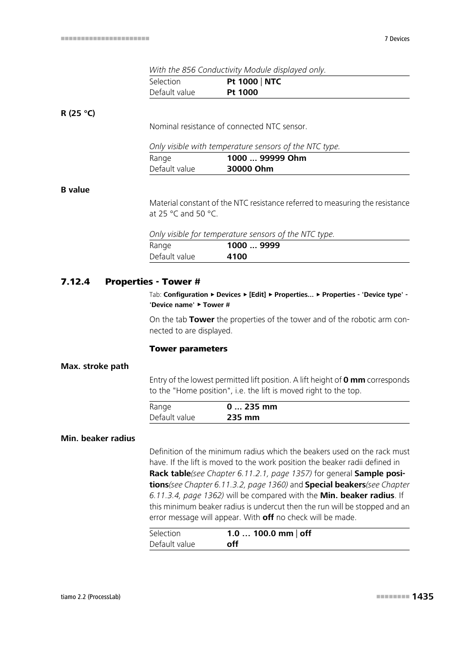 4 properties - tower | Metrohm tiamo 2.2 (ProcessLab) User Manual | Page 1451 / 1644