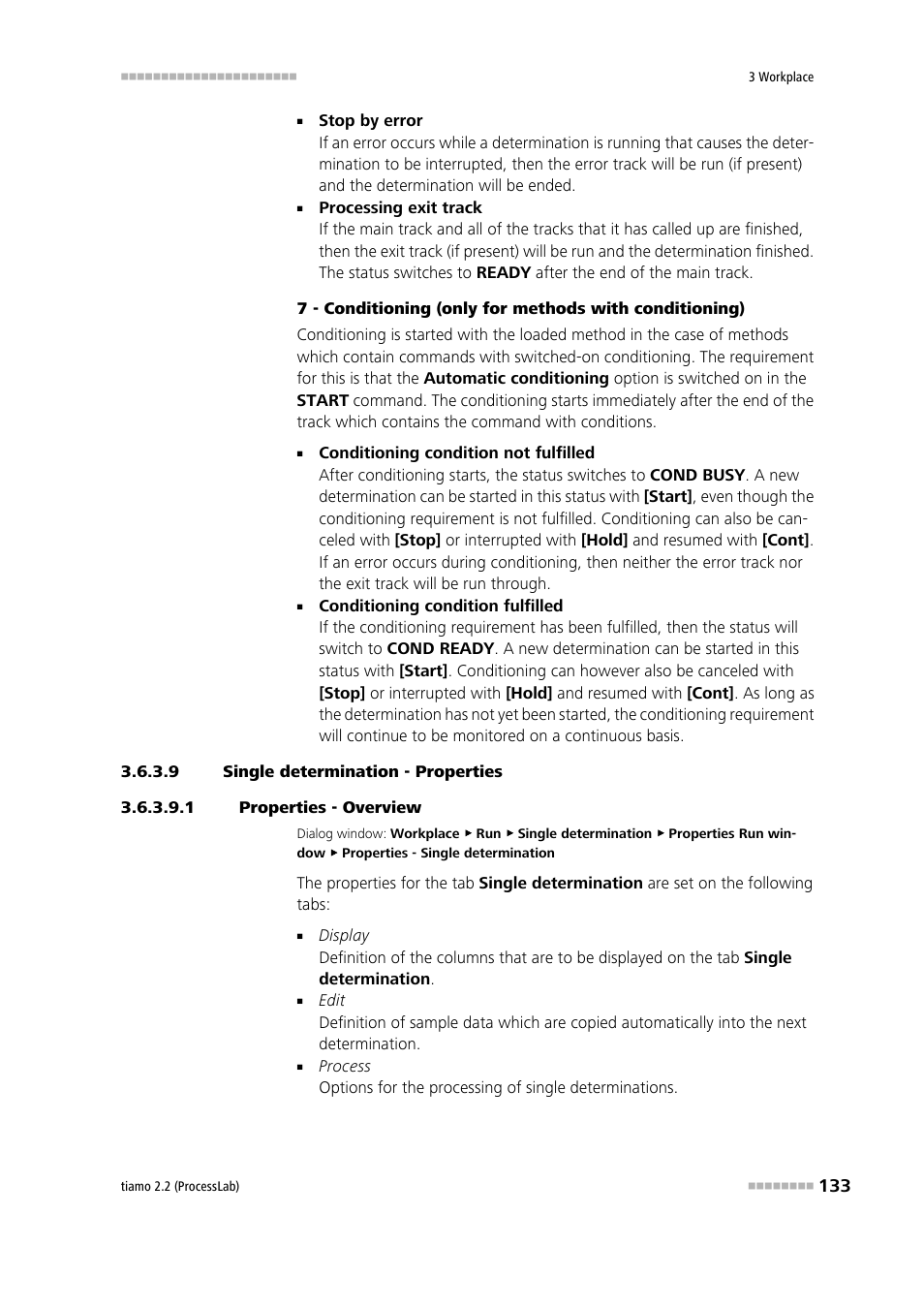 9 single determination - properties, 1 properties - overview, Define properties | Properties - overview | Metrohm tiamo 2.2 (ProcessLab) User Manual | Page 149 / 1644