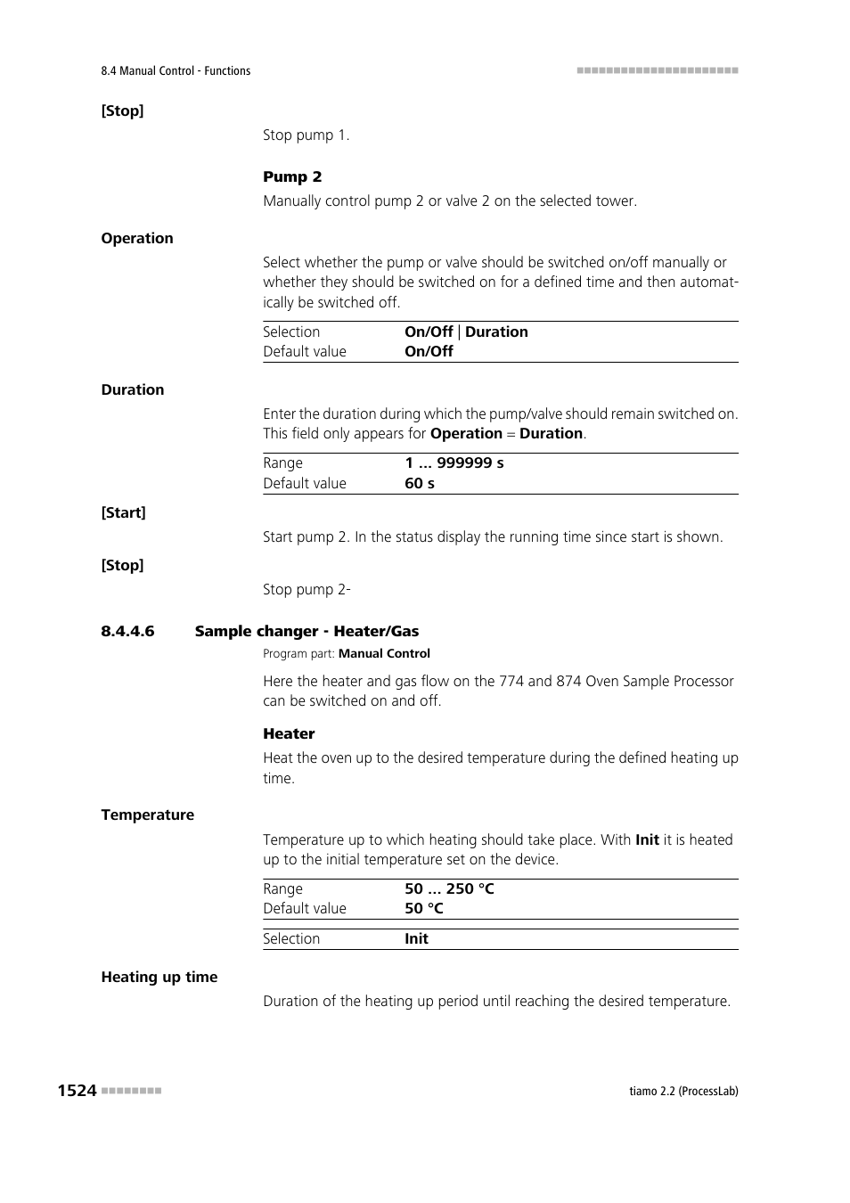 6 sample changer - heater/gas, Heater/gas | Metrohm tiamo 2.2 (ProcessLab) User Manual | Page 1540 / 1644