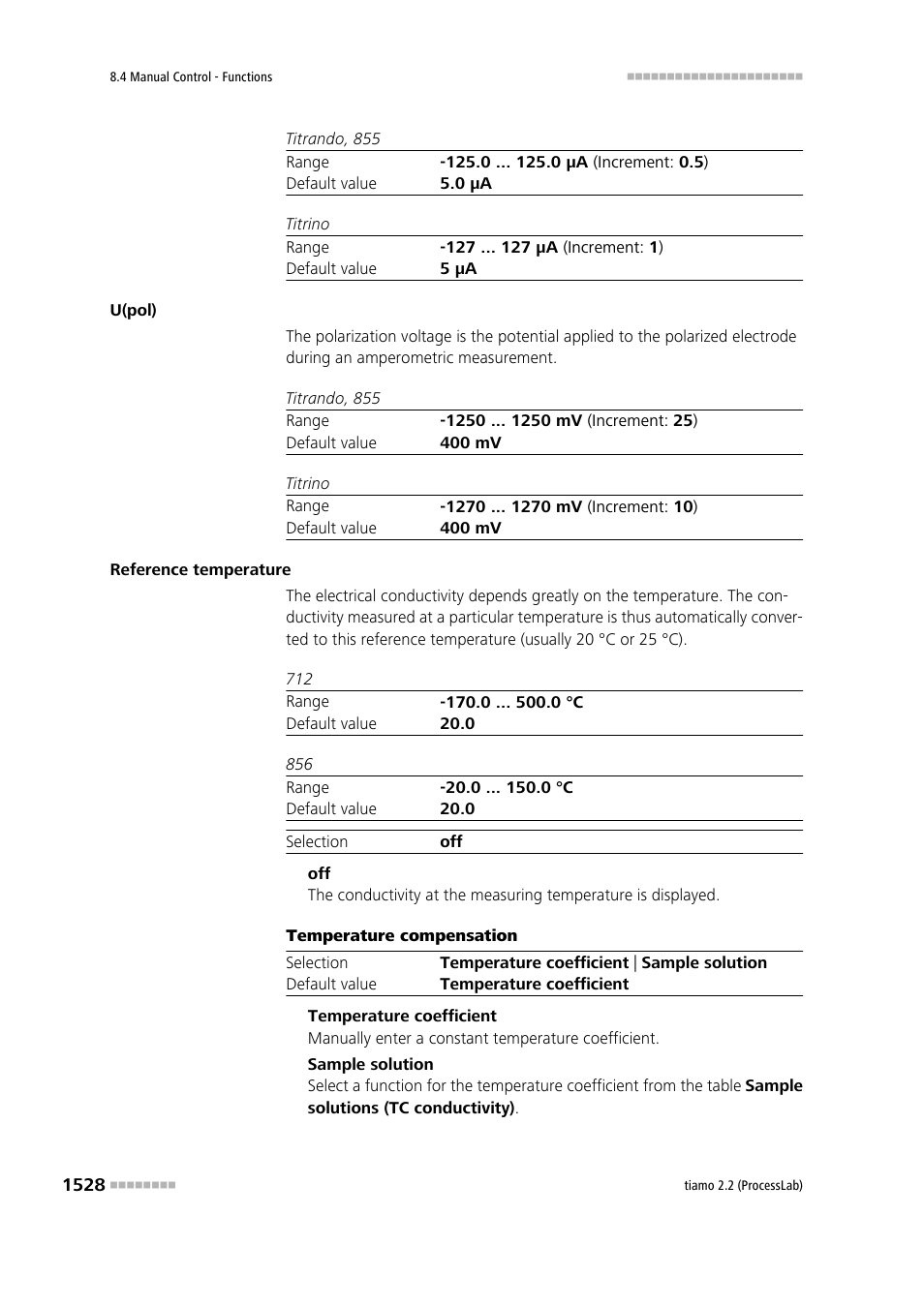Metrohm tiamo 2.2 (ProcessLab) User Manual | Page 1544 / 1644