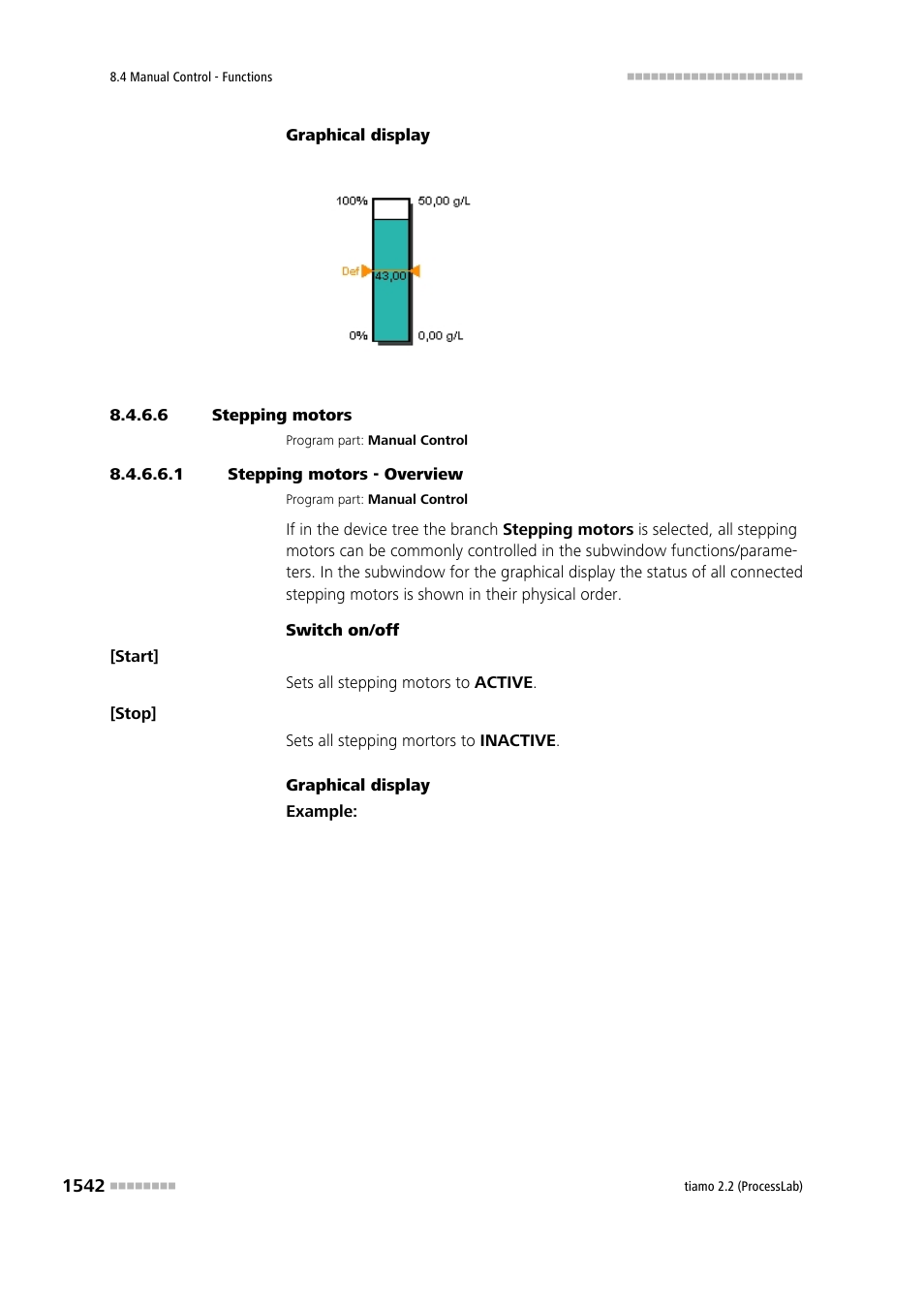 6 stepping motors, 1 stepping motors - overview, Stepping motors | Metrohm tiamo 2.2 (ProcessLab) User Manual | Page 1558 / 1644