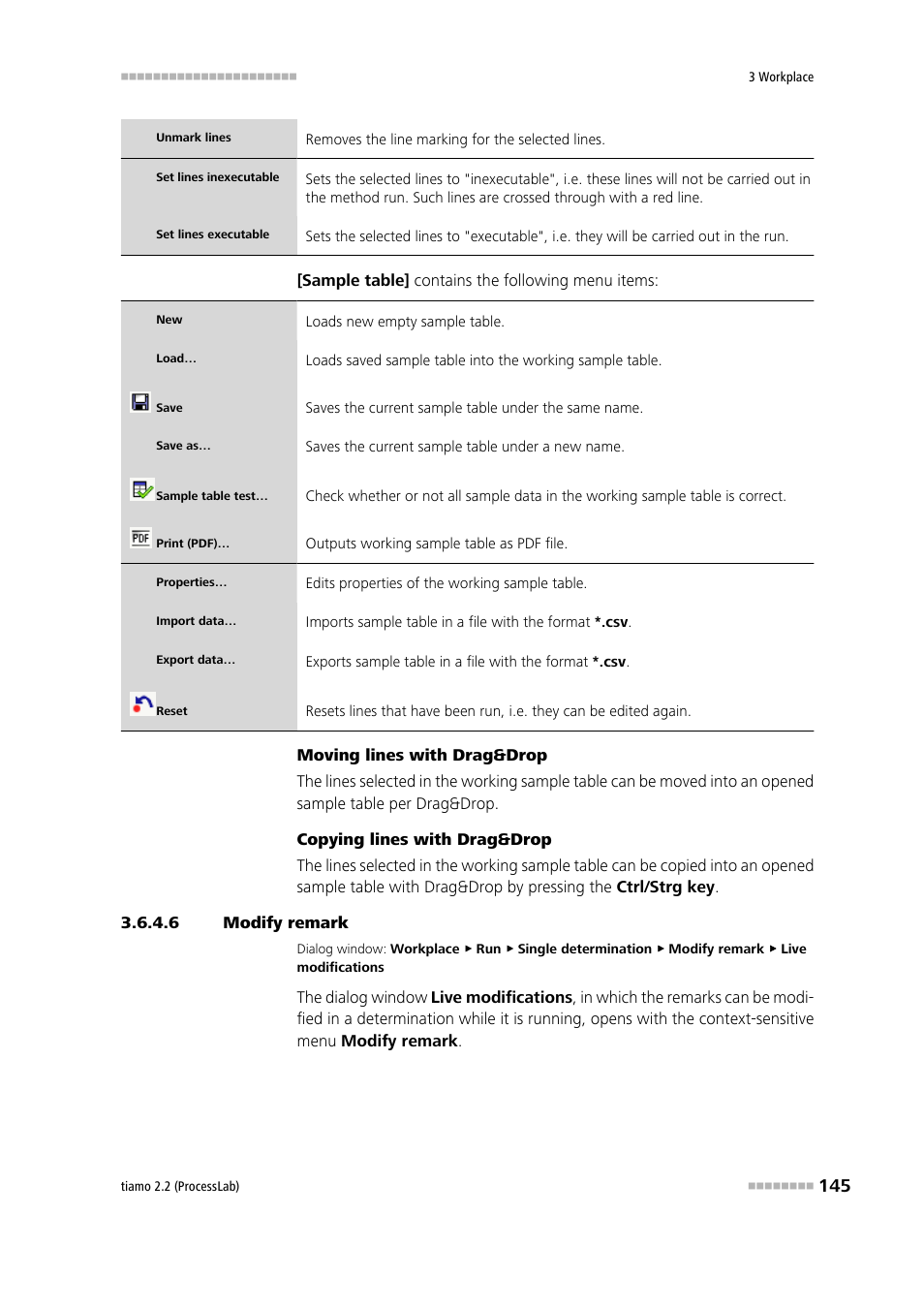 6 modify remark | Metrohm tiamo 2.2 (ProcessLab) User Manual | Page 161 / 1644