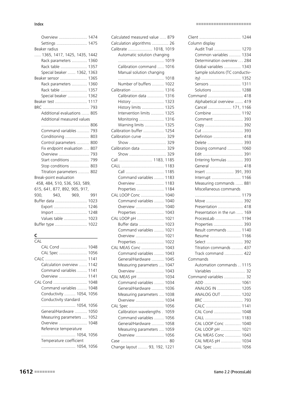 Metrohm tiamo 2.2 (ProcessLab) User Manual | Page 1628 / 1644