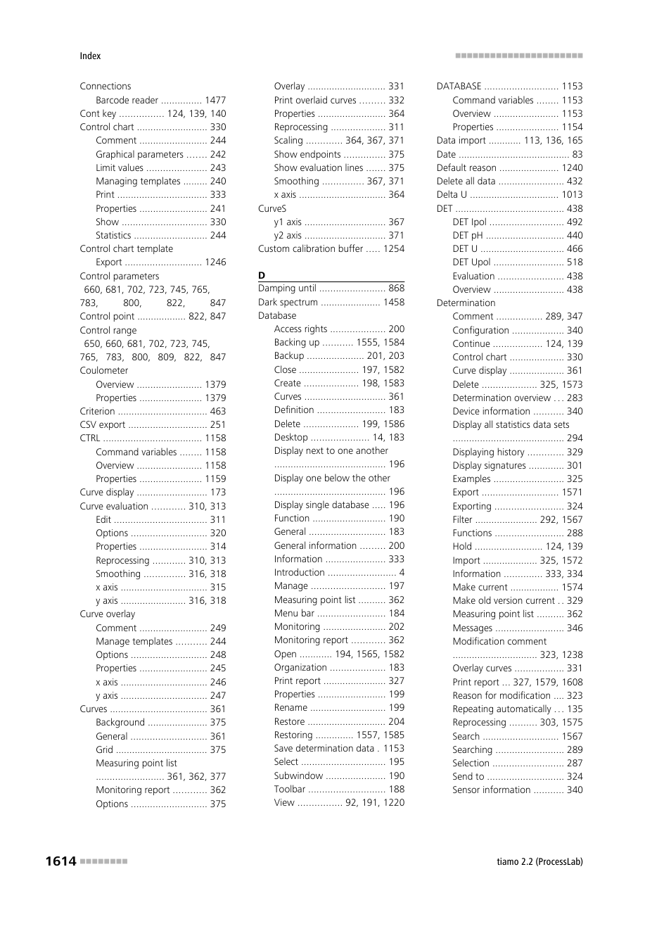 Metrohm tiamo 2.2 (ProcessLab) User Manual | Page 1630 / 1644