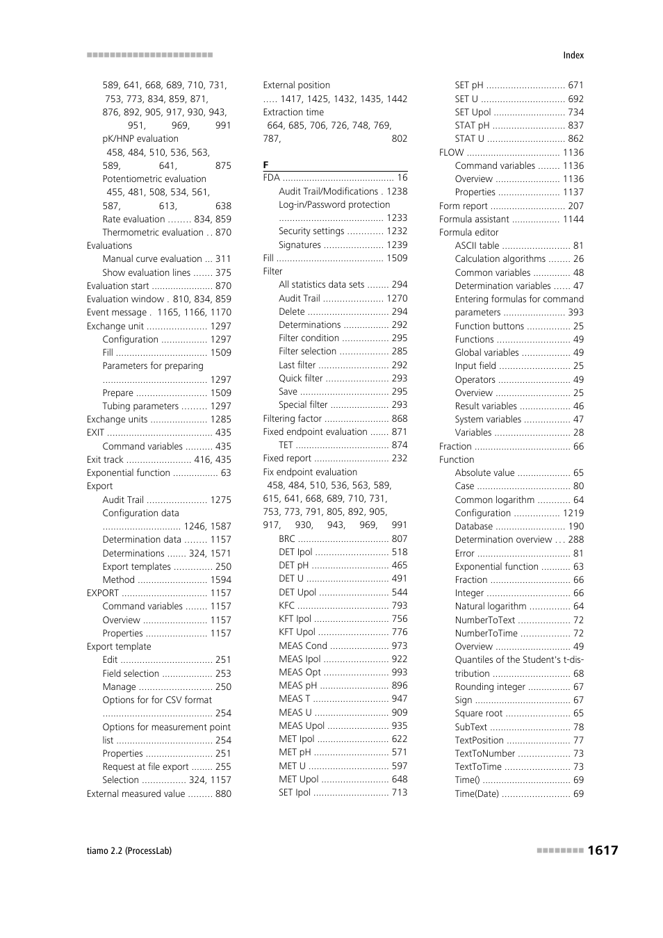 Metrohm tiamo 2.2 (ProcessLab) User Manual | Page 1633 / 1644