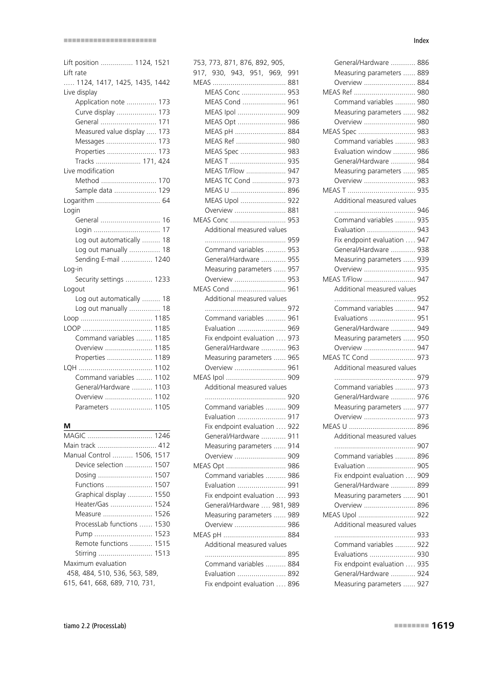 Metrohm tiamo 2.2 (ProcessLab) User Manual | Page 1635 / 1644