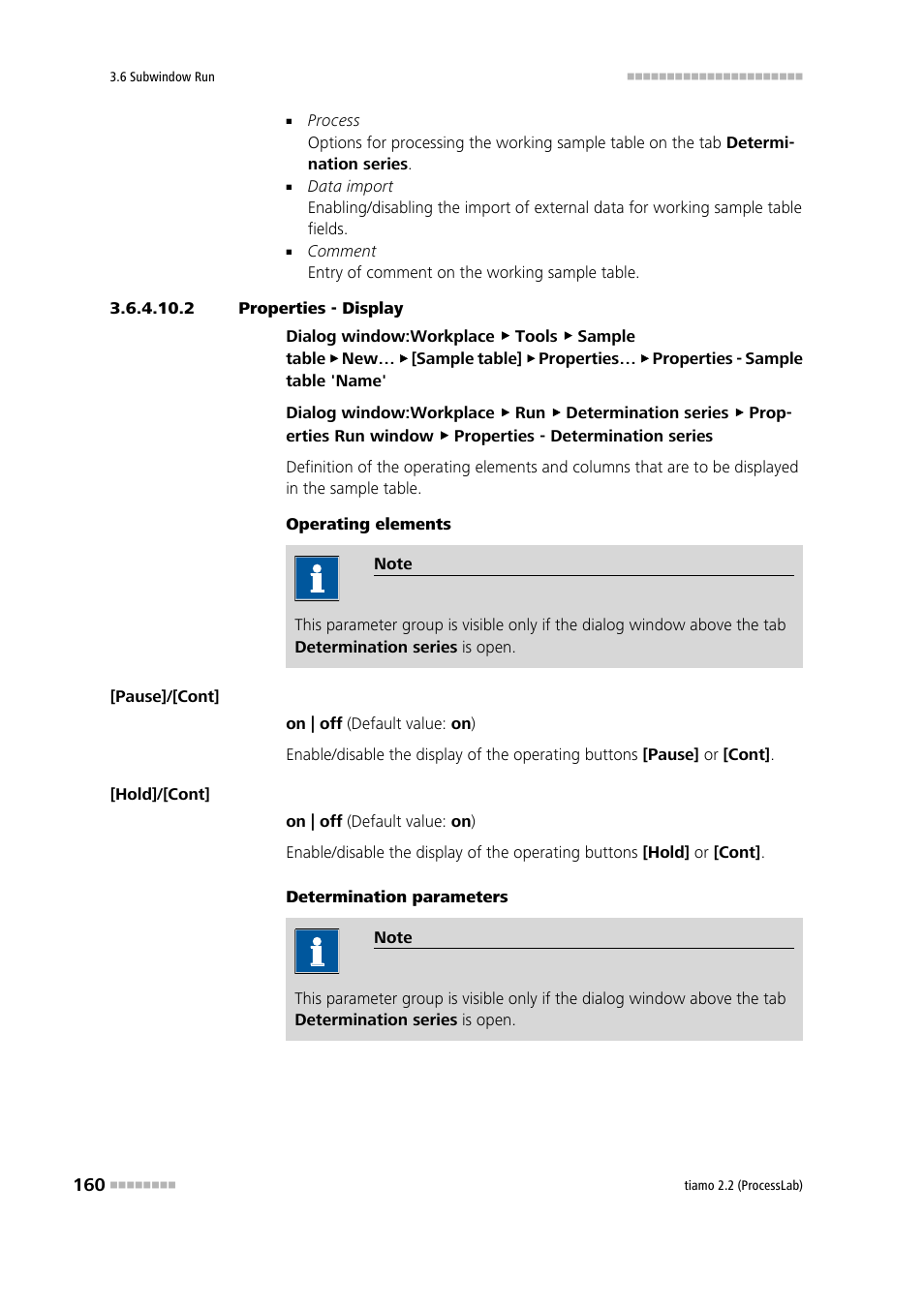 2 properties - display | Metrohm tiamo 2.2 (ProcessLab) User Manual | Page 176 / 1644