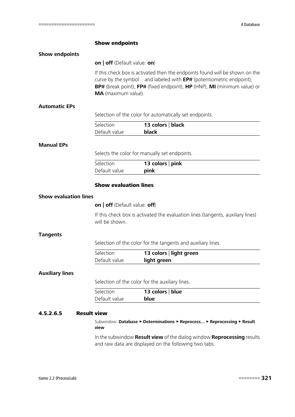 5 result view | Metrohm tiamo 2.2 (ProcessLab) User Manual | Page 337 / 1644