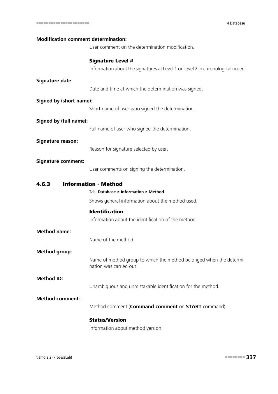 3 information - method, Information - method | Metrohm tiamo 2.2 (ProcessLab) User Manual | Page 353 / 1644