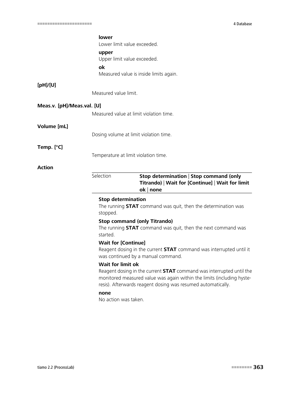 Metrohm tiamo 2.2 (ProcessLab) User Manual | Page 379 / 1644
