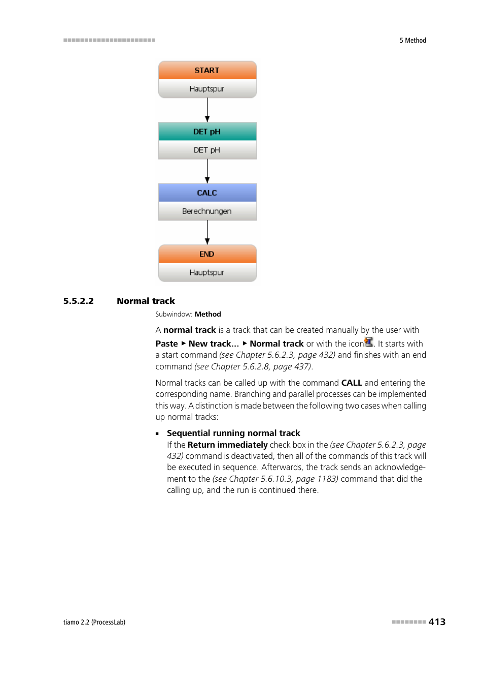 2 normal track, Normal track | Metrohm tiamo 2.2 (ProcessLab) User Manual | Page 429 / 1644