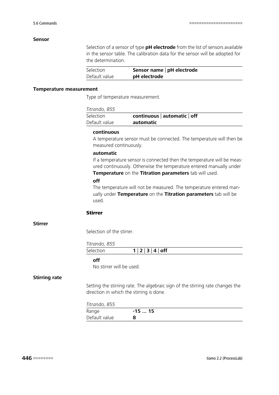 Metrohm tiamo 2.2 (ProcessLab) User Manual | Page 462 / 1644