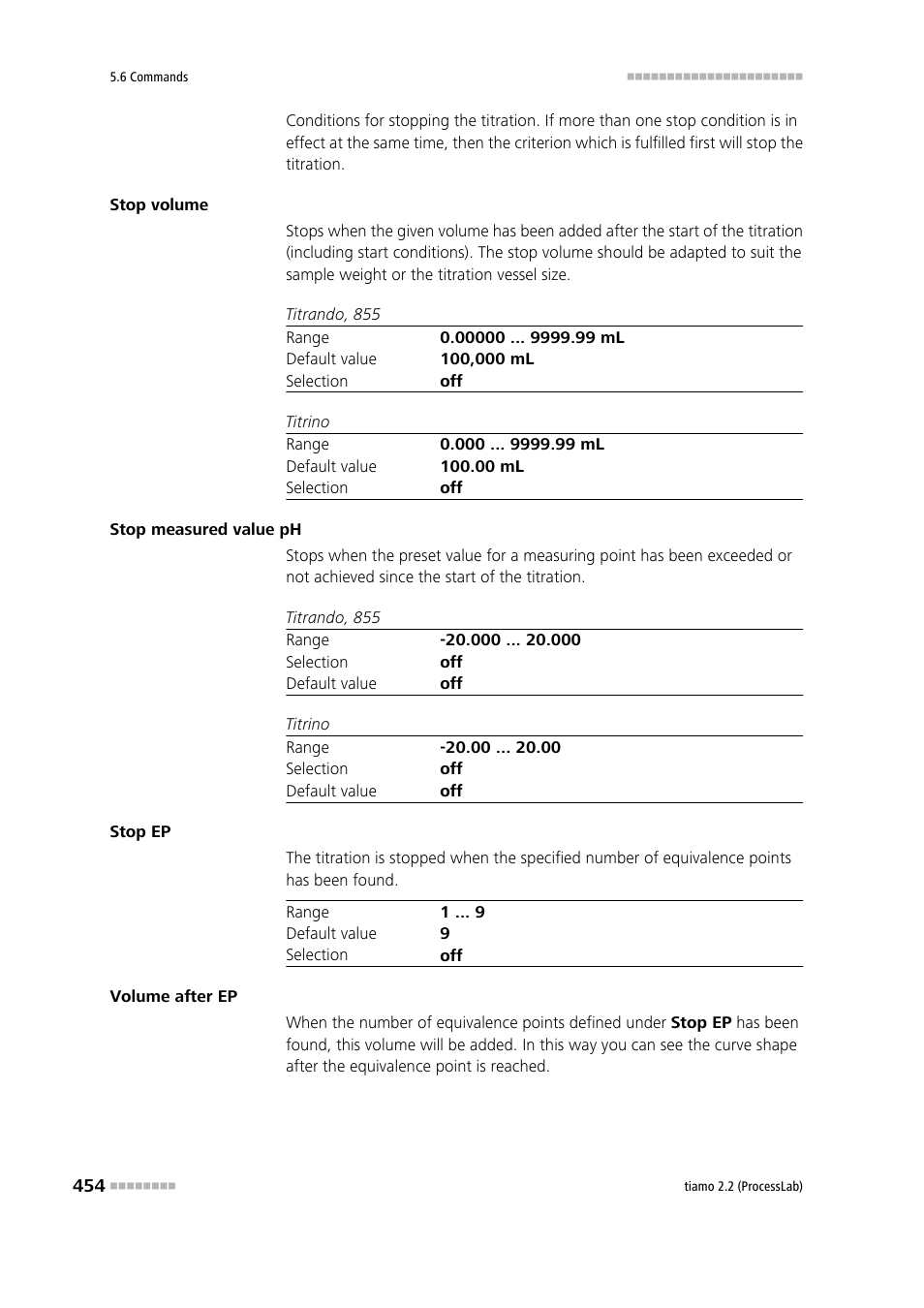 Metrohm tiamo 2.2 (ProcessLab) User Manual | Page 470 / 1644