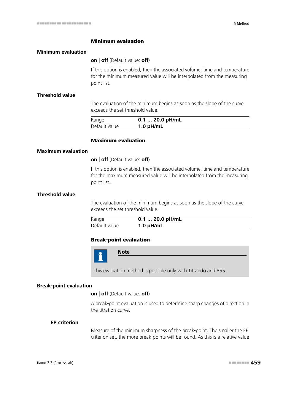 Metrohm tiamo 2.2 (ProcessLab) User Manual | Page 475 / 1644