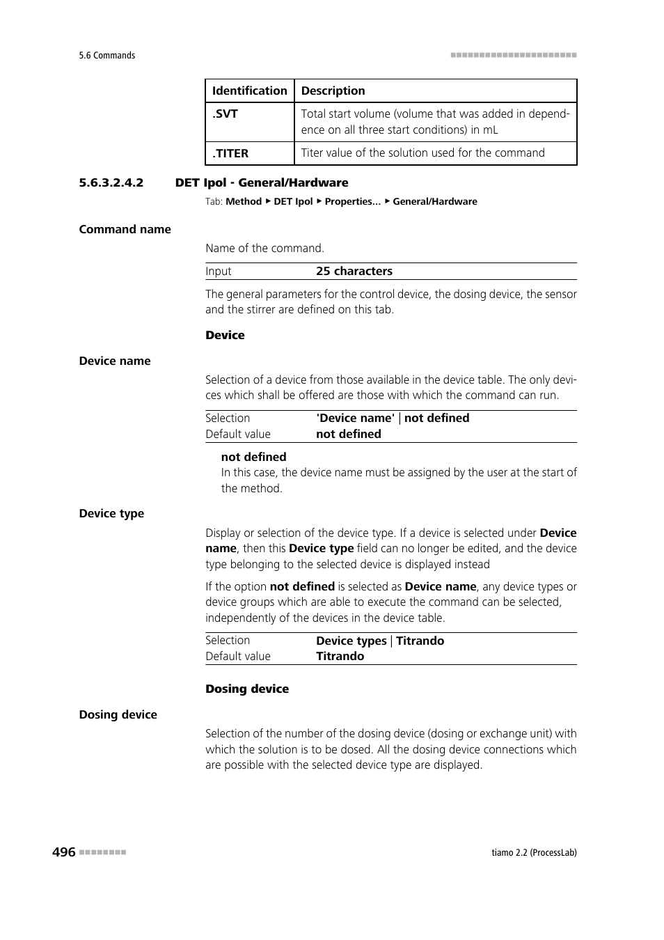 2 det ipol - general/hardware, General/hardware | Metrohm tiamo 2.2 (ProcessLab) User Manual | Page 512 / 1644