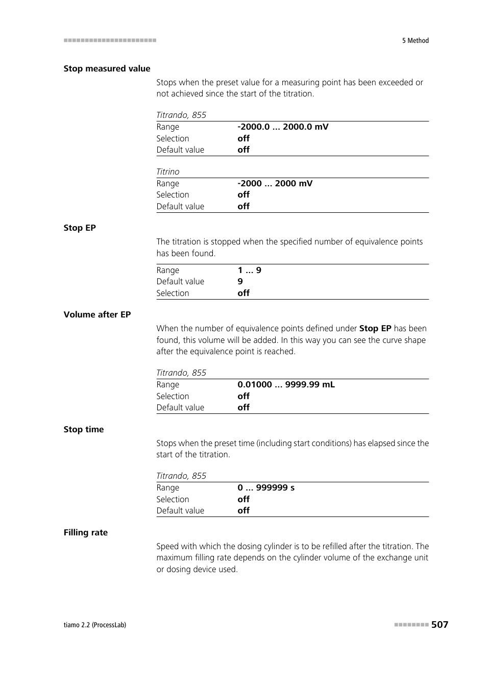 Metrohm tiamo 2.2 (ProcessLab) User Manual | Page 523 / 1644