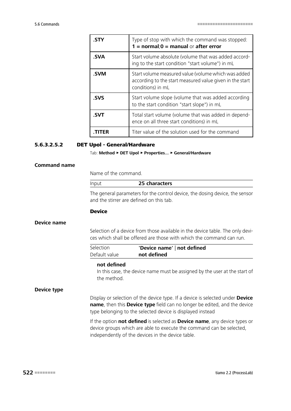 2 det upol - general/hardware, General/hardware | Metrohm tiamo 2.2 (ProcessLab) User Manual | Page 538 / 1644