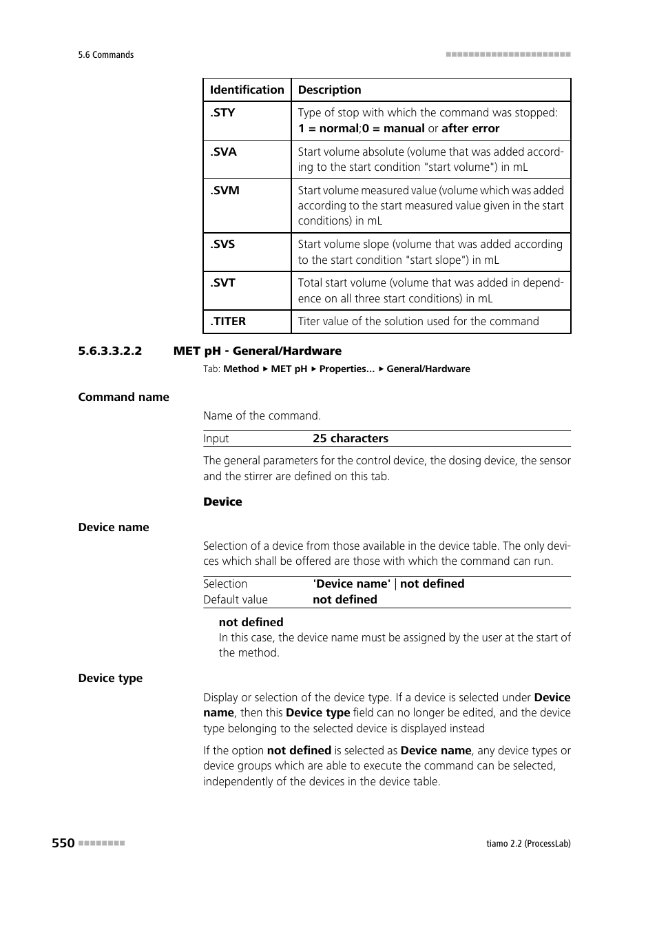 2 met ph - general/hardware, General/hardware | Metrohm tiamo 2.2 (ProcessLab) User Manual | Page 566 / 1644