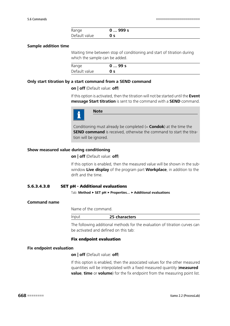 8 set ph - additional evaluations, Additional evaluations | Metrohm tiamo 2.2 (ProcessLab) User Manual | Page 684 / 1644