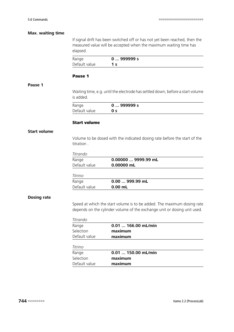 Metrohm tiamo 2.2 (ProcessLab) User Manual | Page 760 / 1644